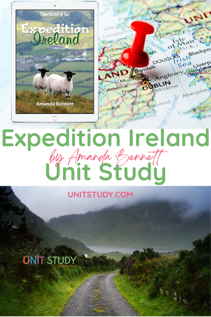 Our Expedition Ireland Unit Study explores related science, history, and geography themes through a wonderful adventure. Learn about this fascinating country.