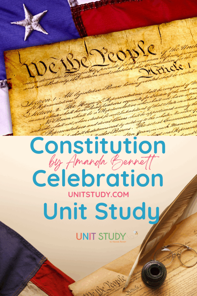 With Constitution Celebration unit study, your children will learn about American history, our country's origins, and our republican form of government.
