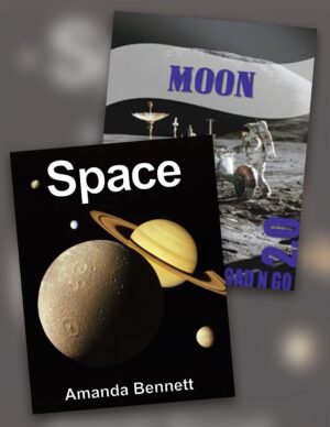 A homeschool astronomy set with two unit studies, the Space Unit Study Adventure™ and the Moon Download N Go® unit study. Out of this world adventure!
