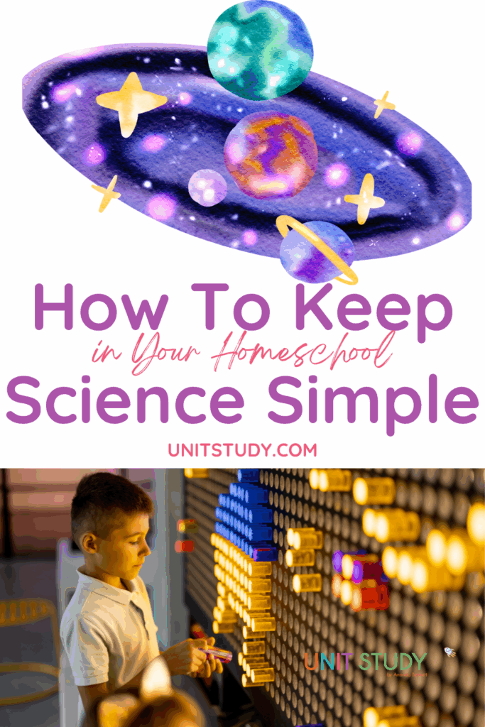 Keeping homeschool science simple is not something that came naturally to me. But it was the secret to success in our homeschool.