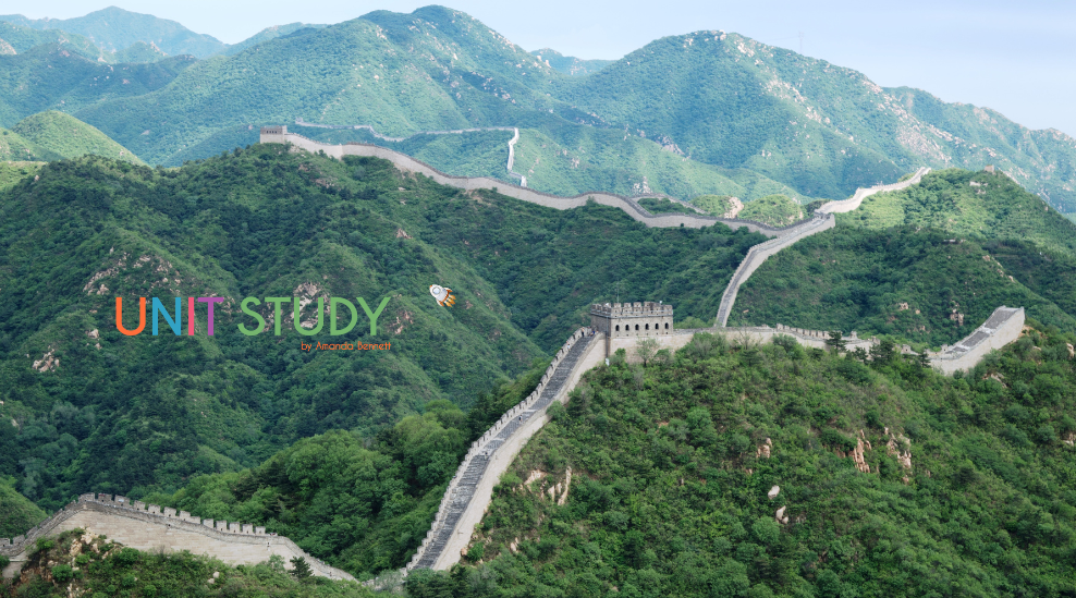 One fascinating stop on trip around the world is China! Here are some great homeschool activities for the Great Wall of China.