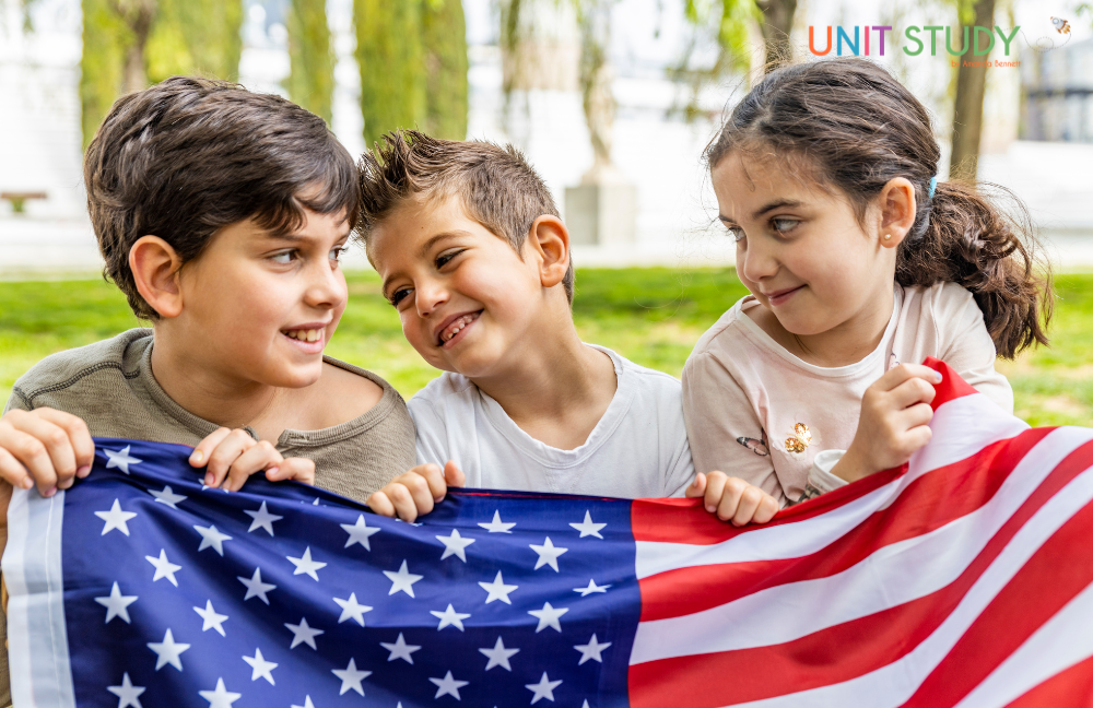 Independence Day is a wonderful opportunity to combine history, hands-on learning, and family traditions. If you'd like to explore the stories behind the holiday together, our Independence Day unit study will help you and your family celebrate. 